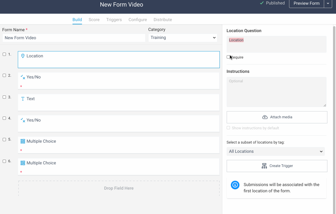 How to: Create a form (Admin) – Crunchtime Support Services